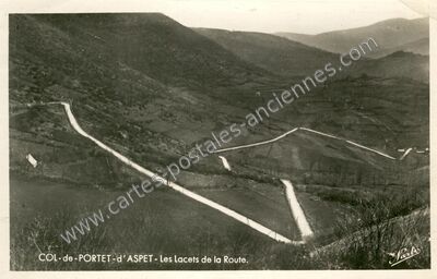 Carte postale ancienne Col de Portet d'Aspet — Portet-d'Aspet (Haute-Garonne)
