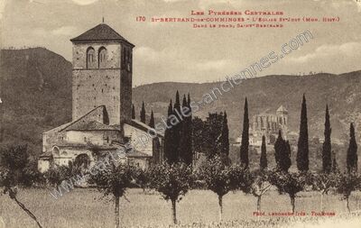 Carte postale ancienne L'Eglise St-Just — Saint-Bertrand-de-Comminges (Haute-Garonne)