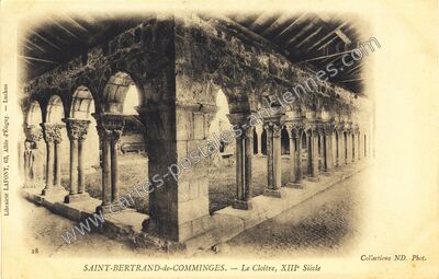 Carte postale ancienne Le Cloitre, XIIIe Siècle — Saint-Bertrand-de-Comminges (Haute-Garonne)