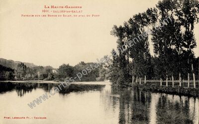 Carte postale ancienne Salies-du-Salat