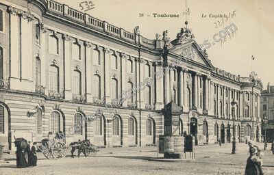 Carte postale ancienne Le Capitole — Toulouse (Haute-Garonne)