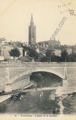 Carte postale ancienne L'Eglise de la Dalbade — Toulouse (Haute-Garonne)