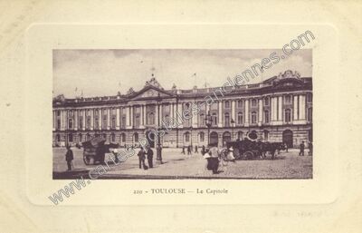 Carte postale ancienne Le Capitole — Toulouse (Haute-Garonne)