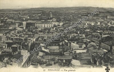 Carte postale ancienne Vue générale — Toulouse (Haute-Garonne)