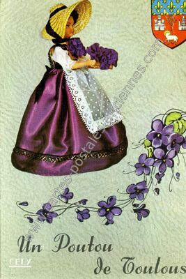 Carte postale ancienne Un Poutou — Toulouse (Haute-Garonne)