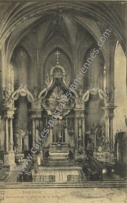 Carte postale ancienne Maitre-Autel de l'Eglise de la Daurade — Toulouse (Haute-Garonne)