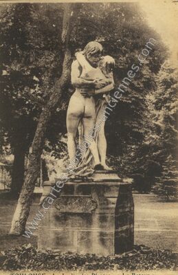 Carte postale ancienne Le Jardin des Plantes - " le Retour — Toulouse (Haute-Garonne)