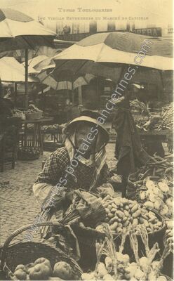 Carte postale ancienne Types Toulousains — Toulouse (Haute-Garonne)