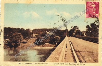 Carte postale ancienne Venerque