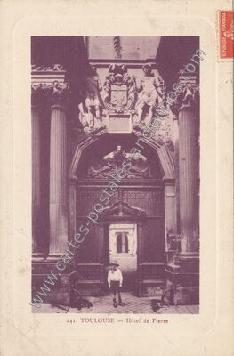 Carte postale ancienne Hôtel de Pierre — Toulouse (Haute-Garonne)
