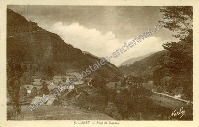 Carte postale ancienne Luret — Cier-de-Luchon (Haute-Garonne)