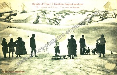Carte postale ancienne Superbagneres — Bagnères-de-Luchon (Haute-Garonne)
