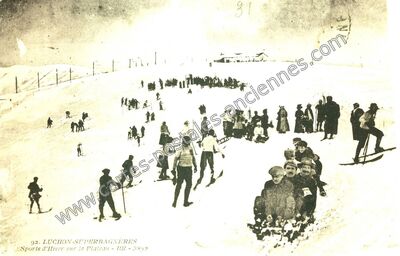 Carte postale ancienne Superbagneres — Bagnères-de-Luchon (Haute-Garonne)