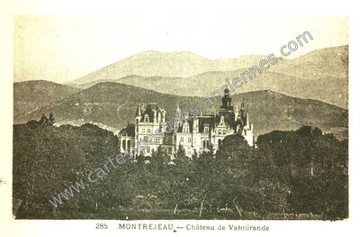 Carte postale ancienne Chateau de Valmirande — Montréjeau (Haute-Garonne)