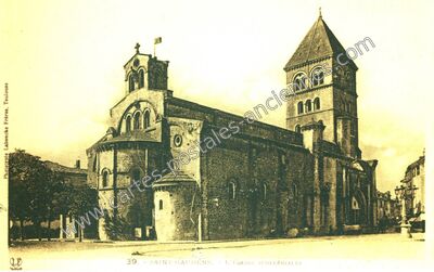Carte postale ancienne L'Eglise (Collégiale) — Saint-Gaudens (Haute-Garonne)