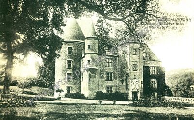 Carte postale ancienne Chateau de Carvalhaes — Saint-Martory (Haute-Garonne)