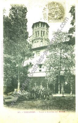 Carte postale ancienne Tour & Cloître du Musée — Toulouse (Haute-Garonne)