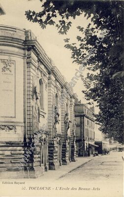 Carte postale ancienne L'Ecole des Beaux-Arts — Toulouse (Haute-Garonne)
