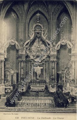 Carte postale ancienne La Dalbade - Le Chœur — Toulouse (Haute-Garonne)