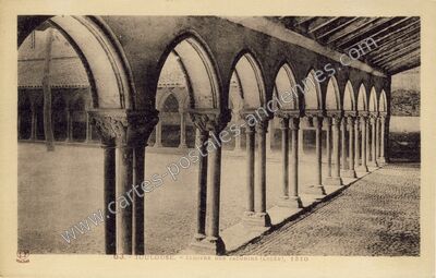 Carte postale ancienne Cloître des Jacobins (Lycée) — Toulouse (Haute-Garonne)