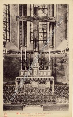 Carte postale ancienne Christy Byzantin, Basilique Saint-Sernin — Toulouse (Haute-Garonne)
