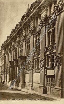 Carte postale ancienne L'Hôtel de Pierre — Toulouse (Haute-Garonne)