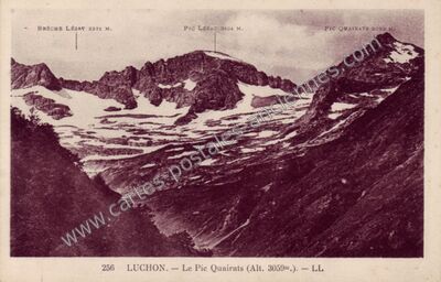 Carte postale ancienne Le Pic Quairats — Cier-de-Luchon (Haute-Garonne)