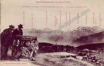 Carte postale ancienne Superbagneres — Saint-Aventin (Haute-Garonne)