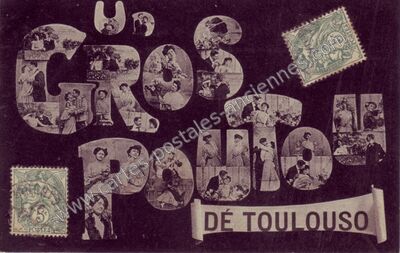 Carte postale ancienne DÉ TOULOUSO — Toulouse (Haute-Garonne)
