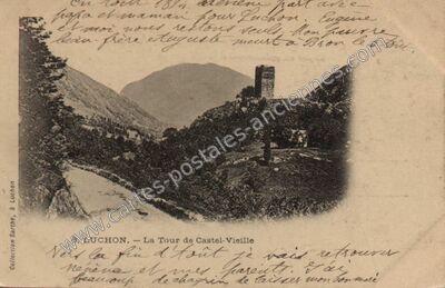 Carte postale ancienne Castel Vieille — Bagnères-de-Luchon (Haute-Garonne)