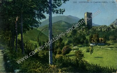 Carte postale ancienne Castelvieil — Bagnères-de-Luchon (Haute-Garonne)
