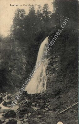 Carte postale ancienne Cascade du Coeur — Castillon-de-Larboust (Haute-Garonne)