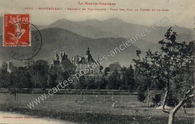 Carte postale ancienne Chateau de Valmirande — Montréjeau (Haute-Garonne)