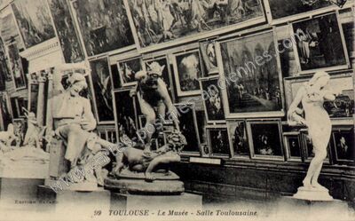 Carte postale ancienne Le Musée - Salle Toulousaine — Toulouse (Haute-Garonne)