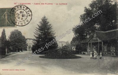 Carte postale ancienne Jardin des Plantes - La Laiterie — Toulouse (Haute-Garonne)