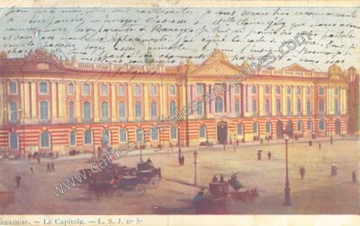 Carte postale ancienne Le Capitole — Toulouse (Haute-Garonne)