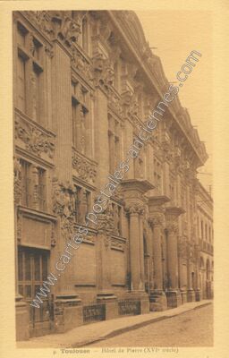Carte postale ancienne Hôtel de Pierre (XVIe siècle) — Toulouse (Haute-Garonne)
