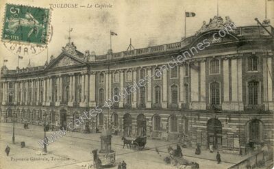 Carte postale ancienne Le Capitole — Toulouse (Haute-Garonne)
