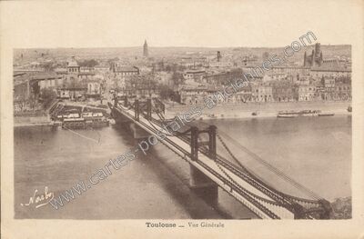 Carte postale ancienne Vue Générale — Toulouse (Haute-Garonne)