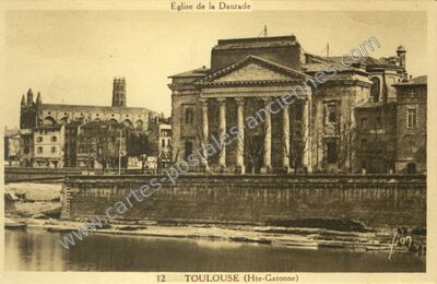 Carte postale ancienne Église de la Daurade — Toulouse (Haute-Garonne)