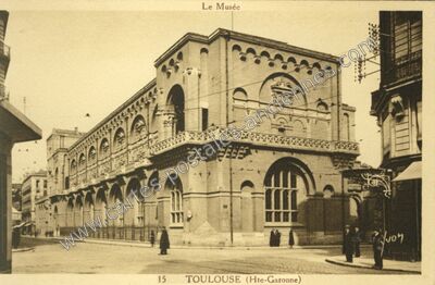 Carte postale ancienne Le Musée — Toulouse (Haute-Garonne)