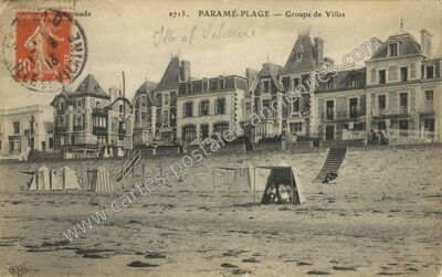 Carte postale ancienne Parame Plage — Saint-Malo (Ille-et-Vilaine)