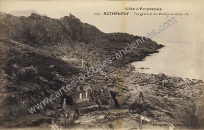 Carte postale ancienne Rotheneuf — Saint-Malo (Ille-et-Vilaine)