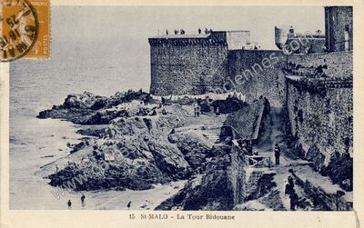 Carte postale ancienne La Tour Bidouane — Saint-Malo (Ille-et-Vilaine)