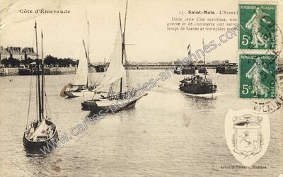 Carte postale ancienne Côte d'Émeraude — Saint-Malo (Ille-et-Vilaine)