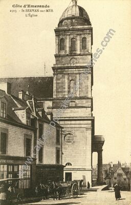 Carte postale ancienne St Servan sur Mer — Saint-Malo (Ille-et-Vilaine)
