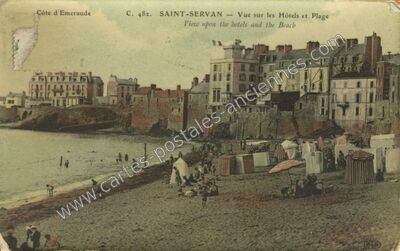 Carte postale ancienne St Servan — Saint-Malo (Ille-et-Vilaine)