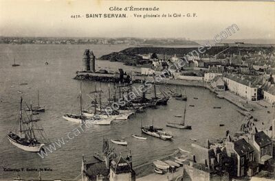 Carte postale ancienne St Servan — Saint-Malo (Ille-et-Vilaine)