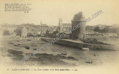 Carte postale ancienne St Servan — Saint-Malo (Ille-et-Vilaine)
