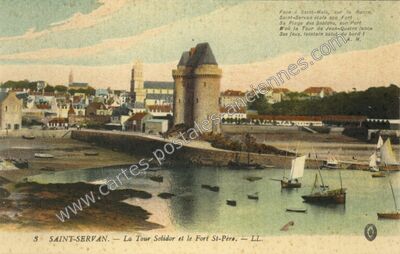 Carte postale ancienne St Servan — Saint-Malo (Ille-et-Vilaine)